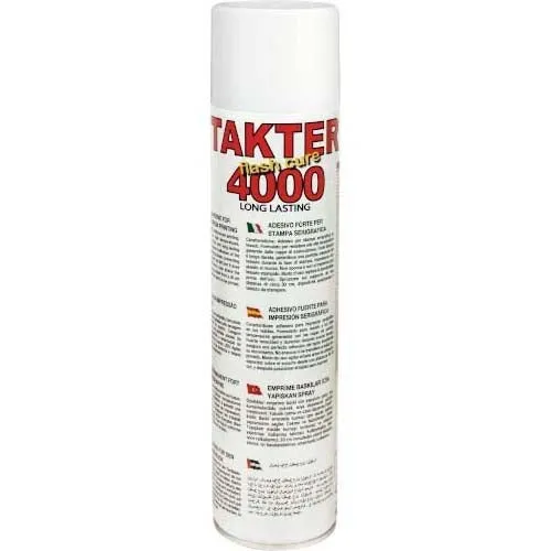 TAKTER 4000 ADESIVO FORTE PER STAMPA SERIGRAFICA