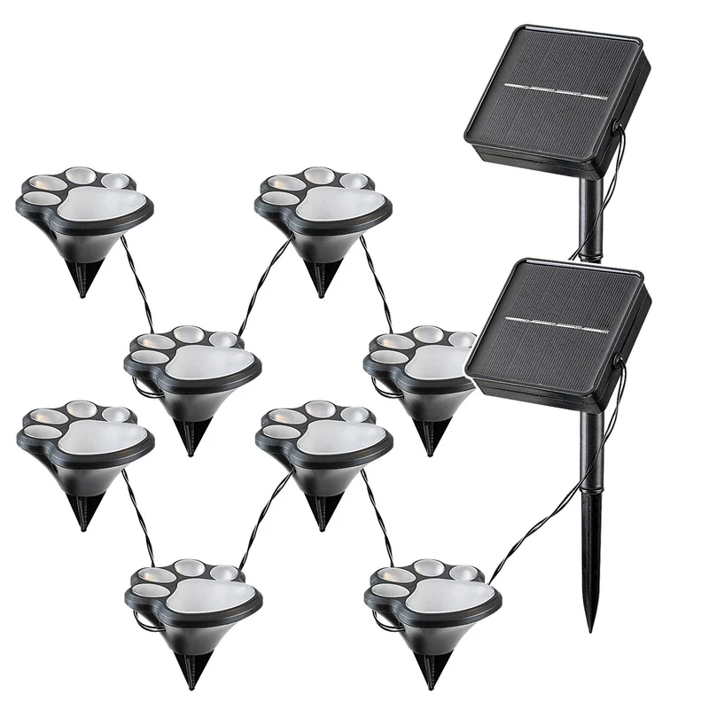Lampade solari Rabalux, 2 set, LED, IP44, batteria da 600 mAh, Wigry
