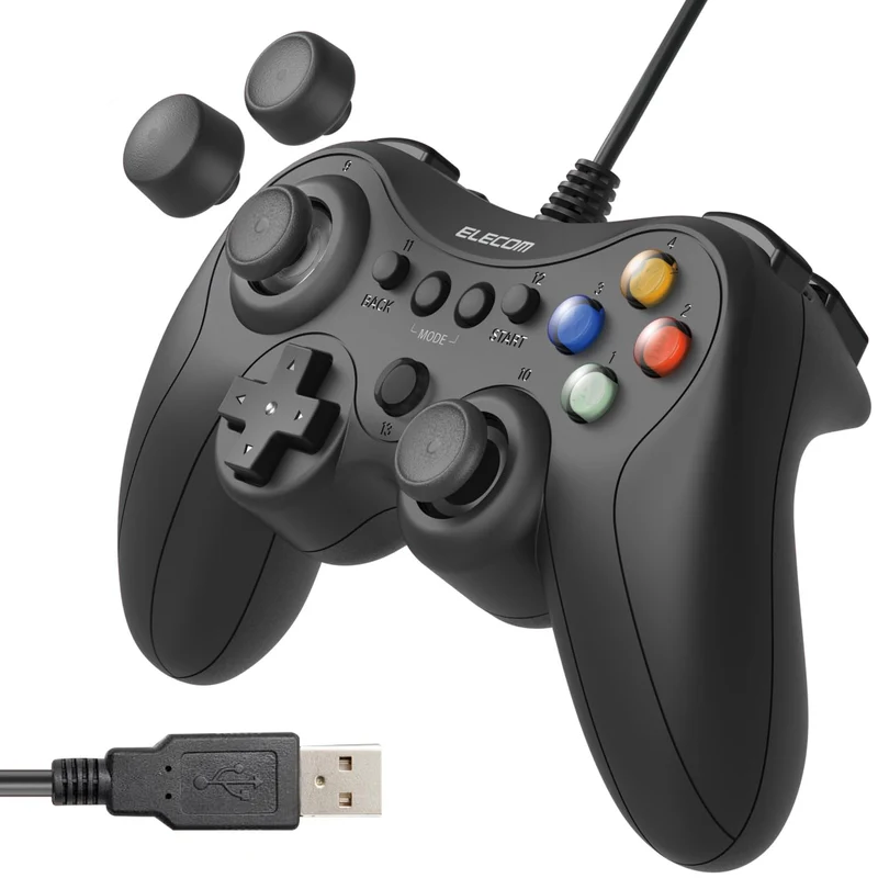 ELECOM Wired Xbox Gamepad Customizable Mechanical Trigger FPS Black JC-GP30XBK