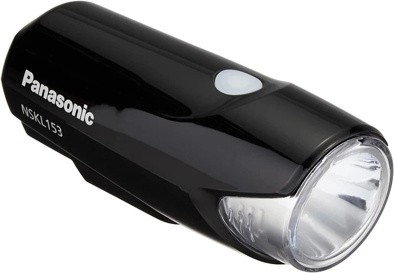 Panasonic LED Smart Bicycle Lamp Black Silver White NSKL153-S