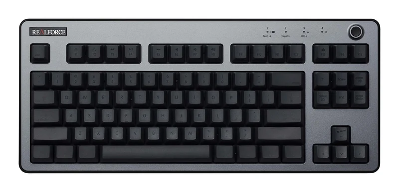 REALFORCE R3 Keyboard Hybrid Tenkeyless 45g Array for Mac English Array Dark Silver & Dark Gray R3HH11