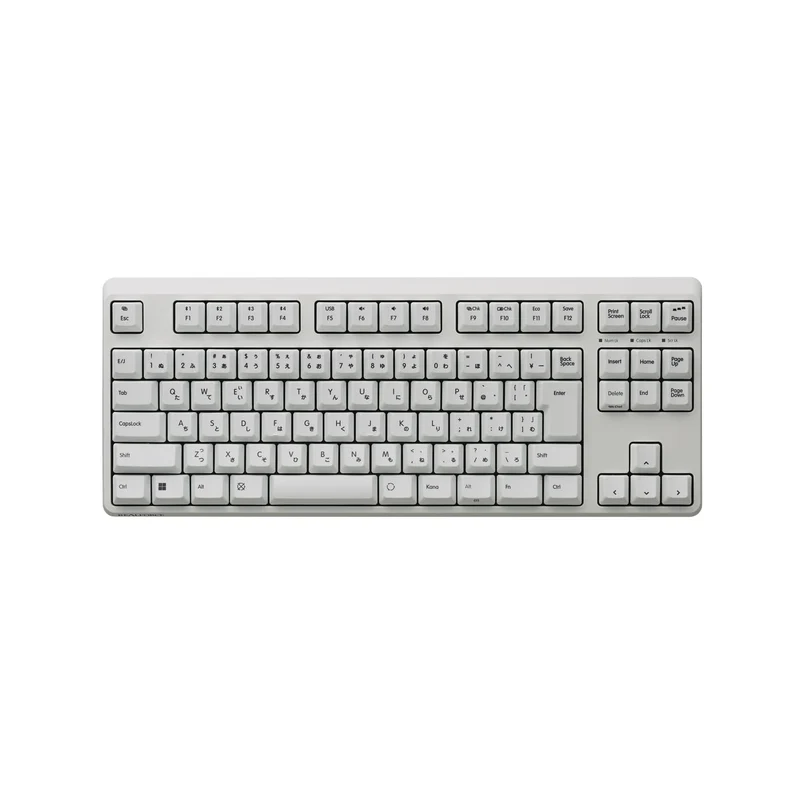 REALFORCE R4 Hybrid Tenkeyless Keyboard JP Layout w/ Kana 45g White R4HC71