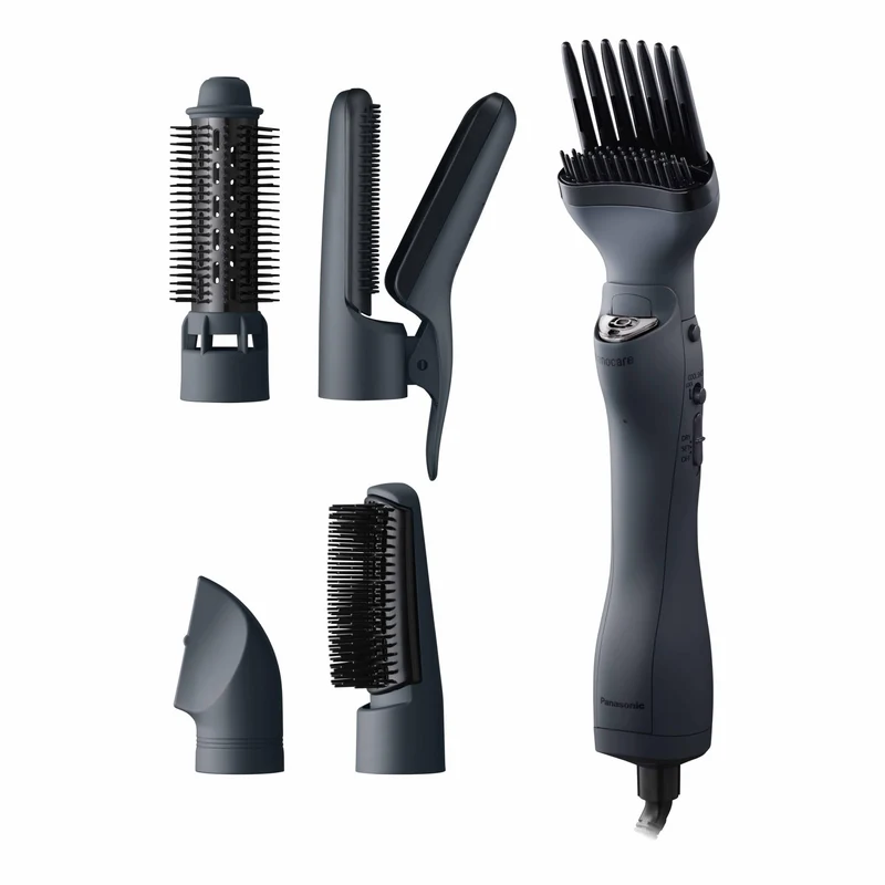 Panasonic Nanoe Hair Styler Curling Dryer Charcoal Black (EH-KN0K-K) AC100V