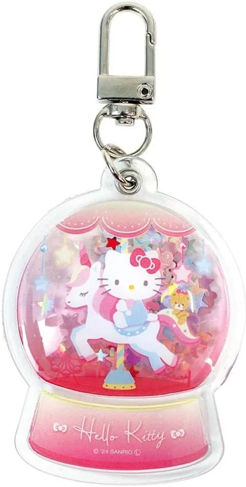 Sanrio Hello Kitty Snow Globe Keychain 67×50×8 mm