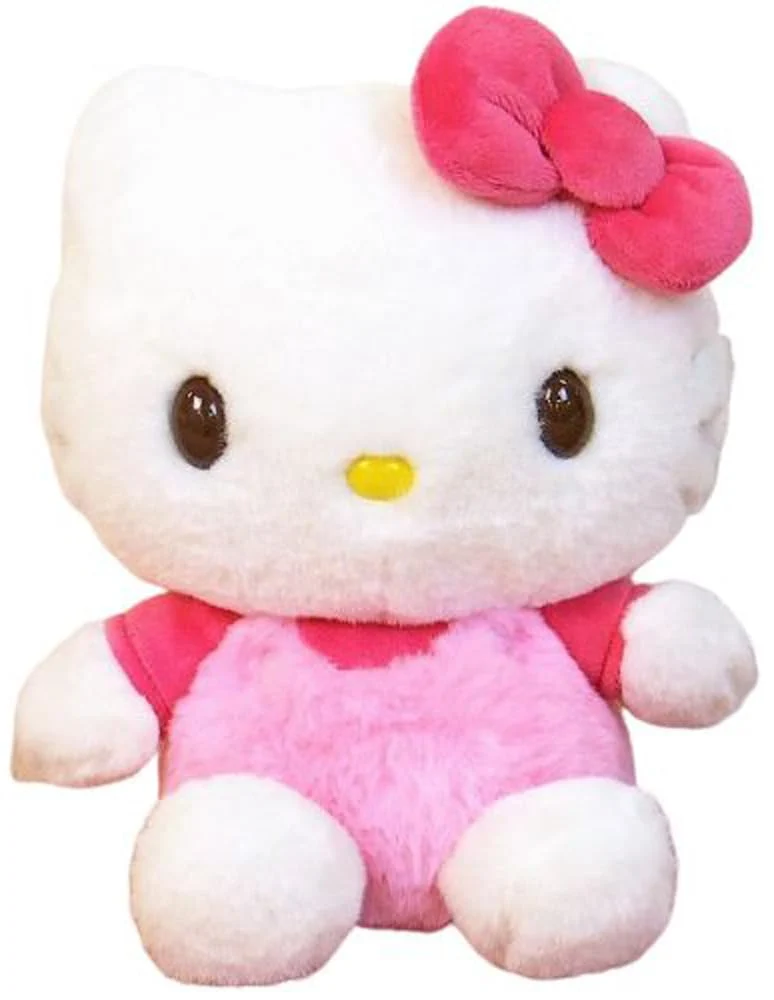 Hello Kitty Fluffy Plush (Small) - Pink 19 5×16 5×11 cm