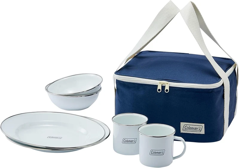Coleman Enamel Dishware Set for 2 People