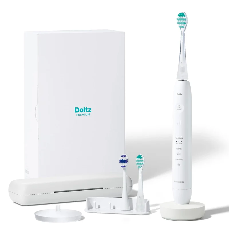 Panasonic Doltz Sonic Vibration Toothbrush EW-DP58-W Pearl White AC100-240V