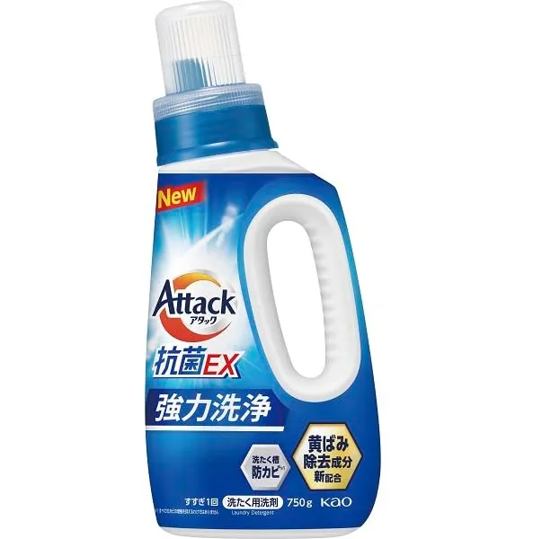 Kao Attack Antibacterial EX Laundry Detergent Bottle 750g