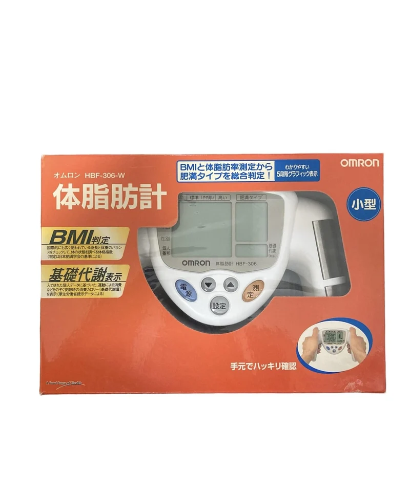 OMRON Digital Body Fat Monitor Scale HBF-306 White