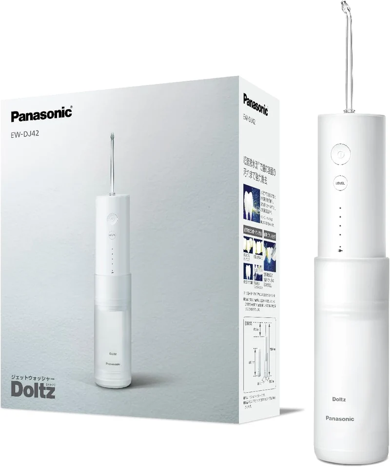 Panasonic Portable Ultrasonic Oral Irrigator Jet Washer EW-DJ42-W White AC100-240V