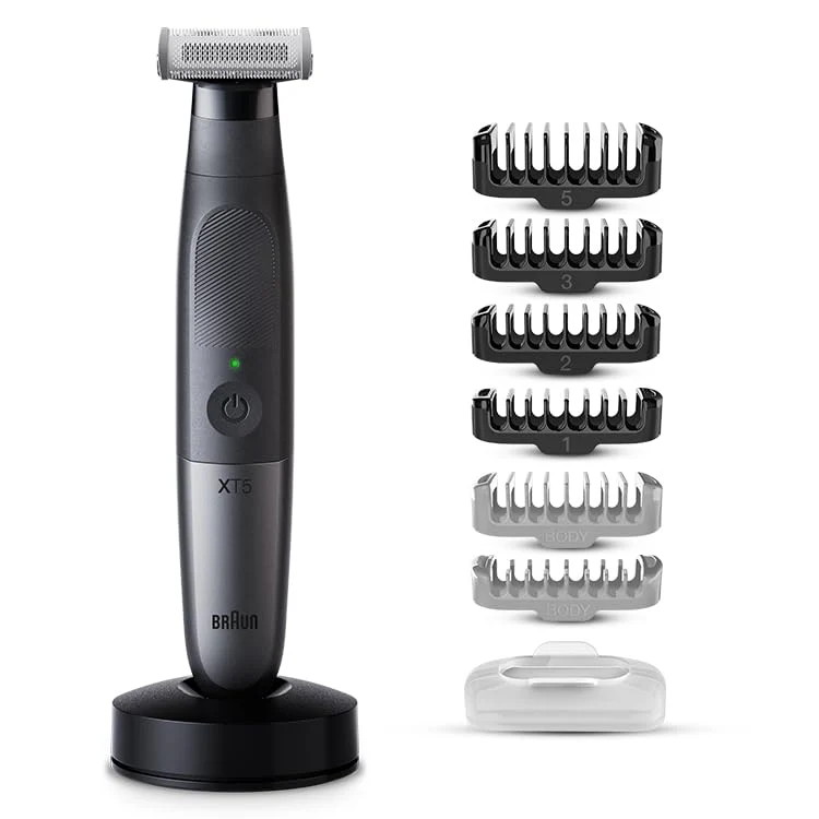 Braun Pro X XT5300 Rechargeable Body Face Groomer Black Gray Metal AC 100‑240 V