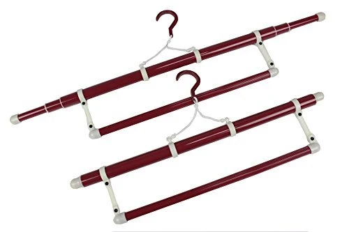 Japanese Kimono Hanger Haori Obi Yukata Hakama telescopic type Set of 2 125cm
