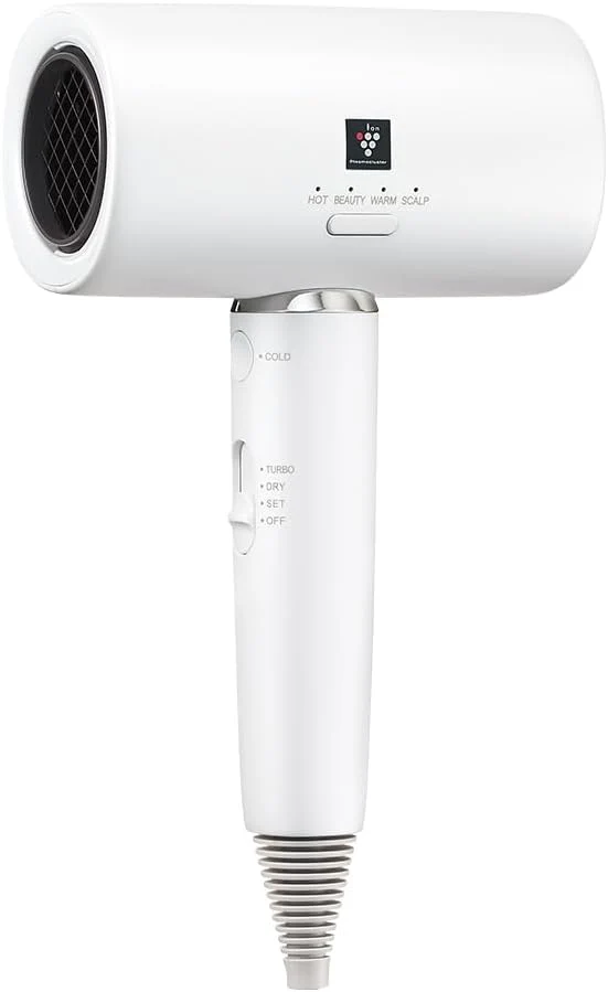 SHARP Plasmacluster Beauty Hair Dryer IB-P801-W White Quick Dry ※100V