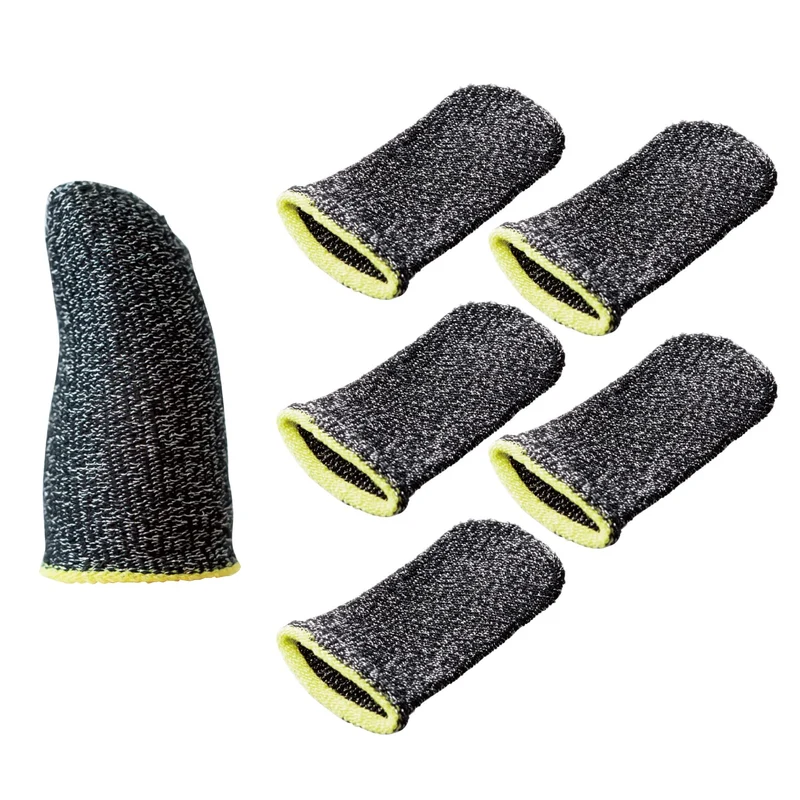 ELECOM Game Accessory for Cell Phone Finger Caps Conductive Fiber S Size 6pcs Gray P-GMFF05S6GY