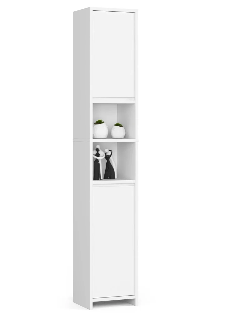 Colonna da bagno AKORD UNI Bianca 2 ante 32x28x180 cm