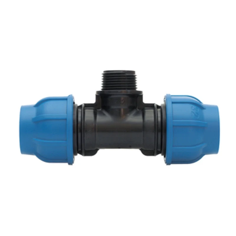 Raccordo Nylon Tee M Ø 20 x 1/2 x 20 mm* Irritec 20 Pezzi