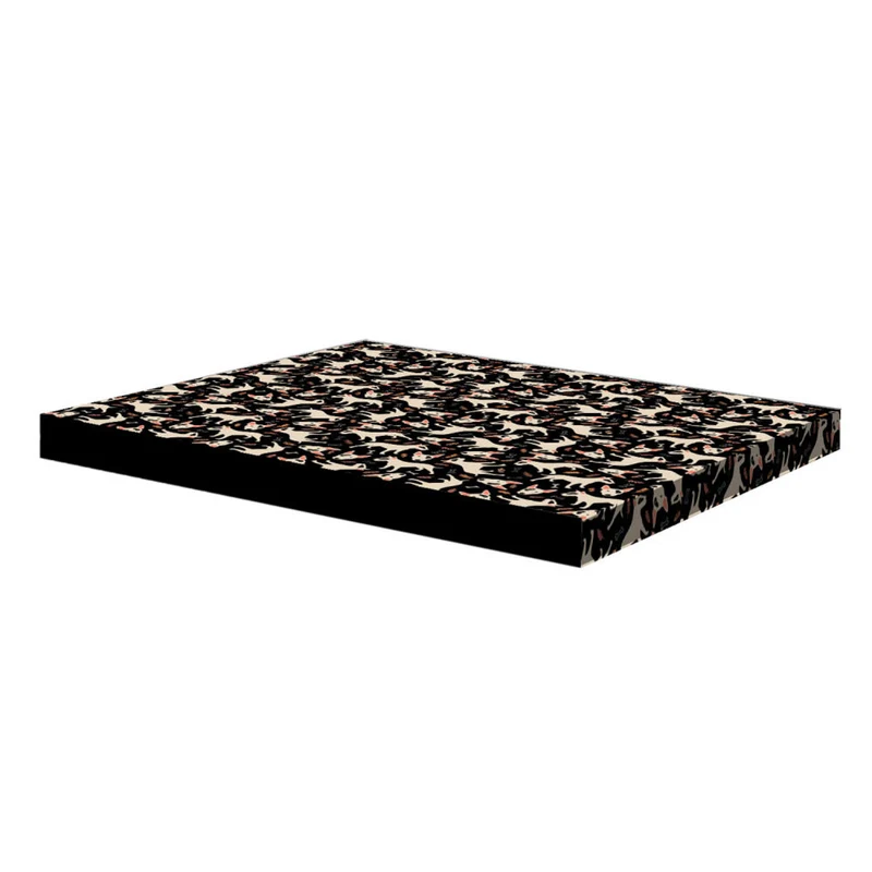 Letto a materasso per cani Bertoni XL, in schiuma, rivestimento impermeabile, motivo Bullteriers, EE146