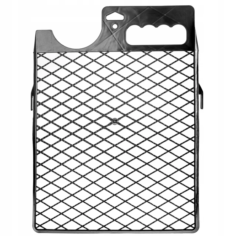 Griglia per pittura grande KADAX 280x390 mm per rullo da 25 cm, nera, con supporto per secchio.