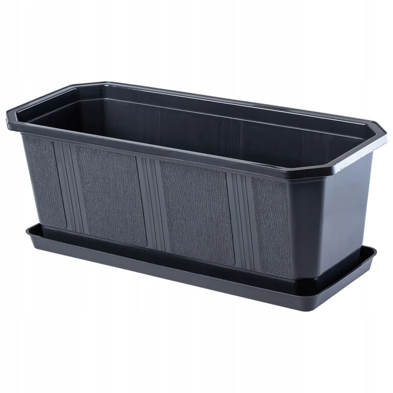 KADAX Fioriera da balcone 40 cm Vaso da fiori Supporto per vaso da fiori Supporto per fiori da balcone