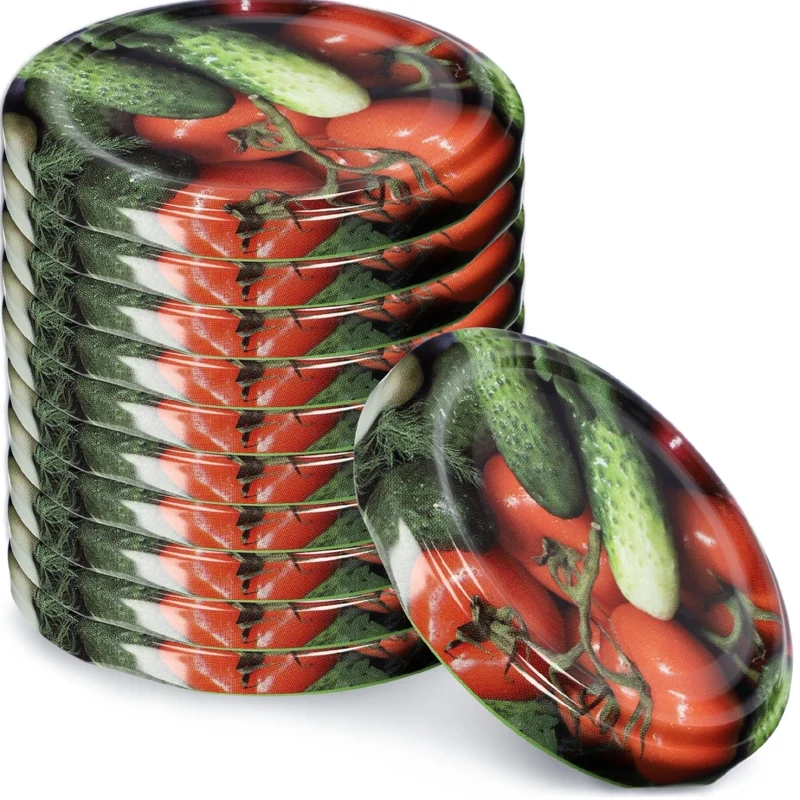 Tappi per barattoli KADAX, diametro 66 mm, confezione da 10 pezzi