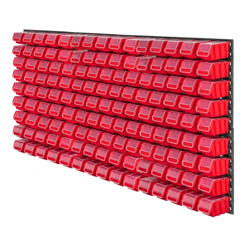 Pannello portautensili KADAX da parete per officina, 156x78 cm, 135 cubi, per officina e garage.