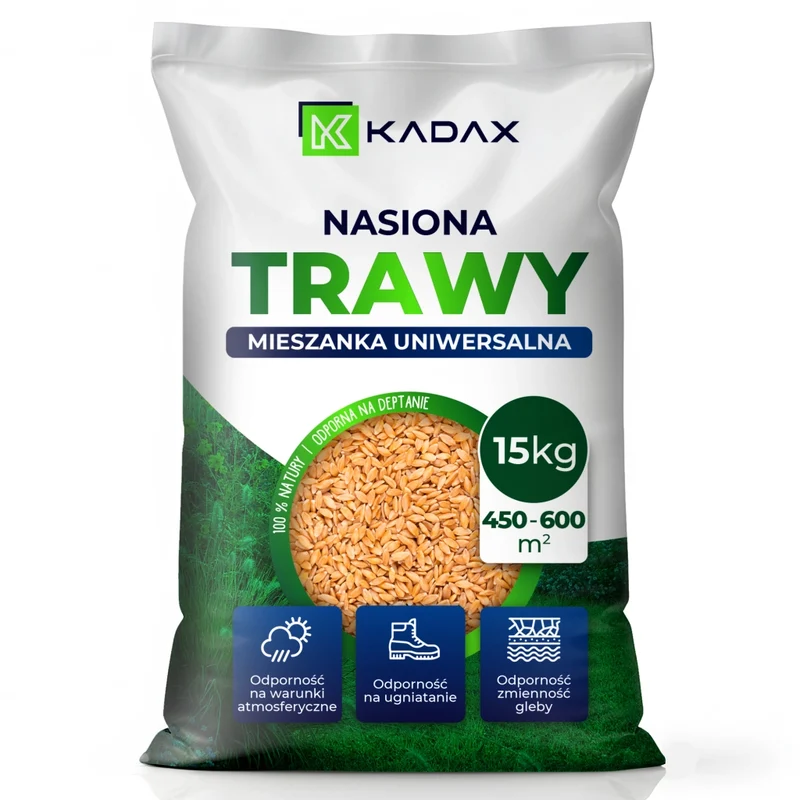 Semi per prato KADAX 15 kg Universali Autocompattanti Resistenti al calpestio 600 m²