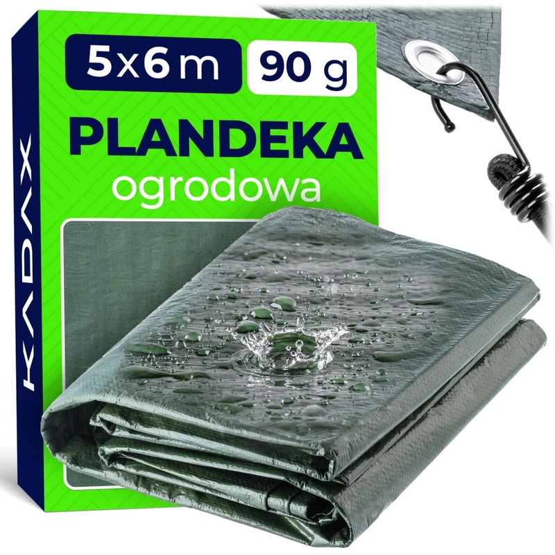 Telone KADAX spesso, antigelo, impermeabile, rinforzato, 6x5 m, 90 g, resistente.