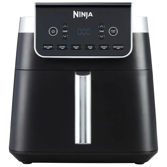 Ninja AF180EU Friggitrice ad aria 6.2 L 2000W 6 Programmi Display Digitale Antiaderente Lavastoviglie colore Nero