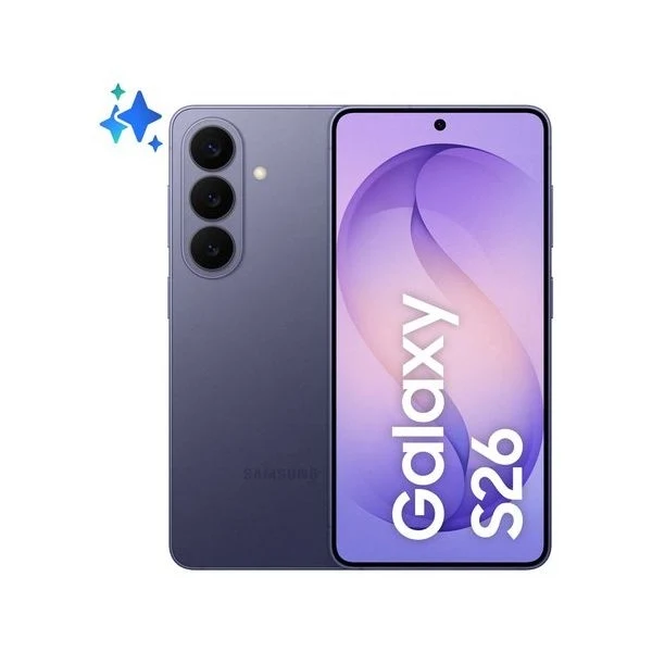Samsung galaxy s26 smartphone ai, 512gb, processore avanzato, assistente foto, creative studio, camera 50 mp, 4300 mah, cobalt violet - S942BZVHE