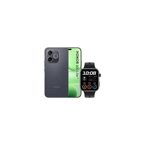 Honor bundle 600 lite 256gb v black+watch 2i black 16,8 cm (6.6") doppia sim 5g usb tipo-c 8 gb 6520 mah nero - 8034140502539