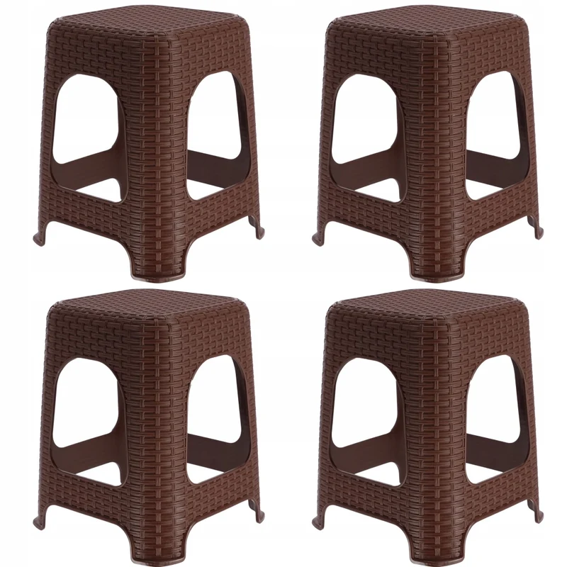 Sgabello da cucina KADAX con base antiscivolo, portata massima 120 kg.