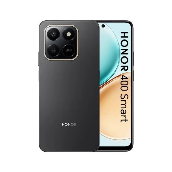 Honor 400 smart 17,2 cm (6.77") magicos 9.0 4g 6 gb 128 gb 6500 mah nero - 5109CAHF