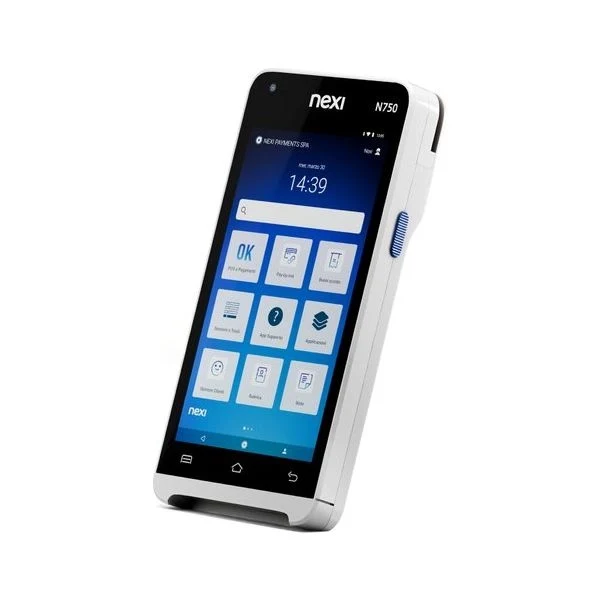 Nexi nein750 lettore di card readers interno/esterno batteria wi-fi + 4g nero, grigio