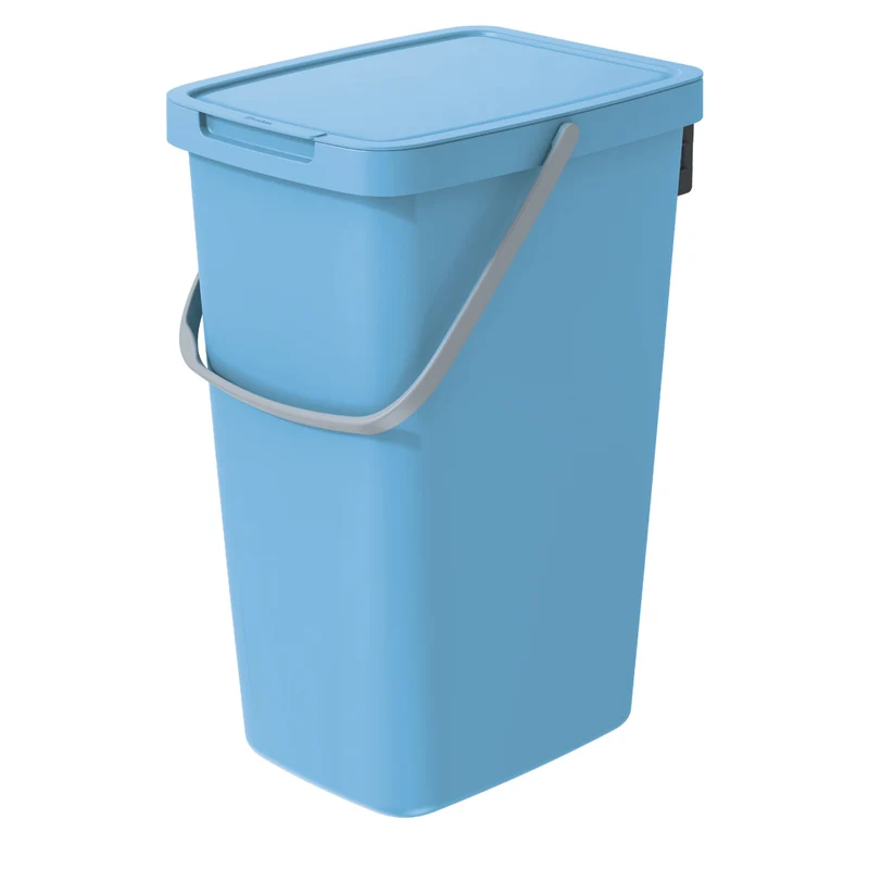 Keden Systema Q Bidone per la raccolta differenziata 20l, colore azzurro