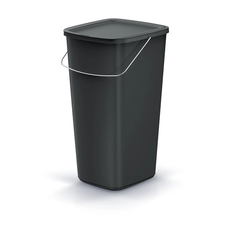 Cestino Keden, nero, capacità 25L, Compacta Q Basic