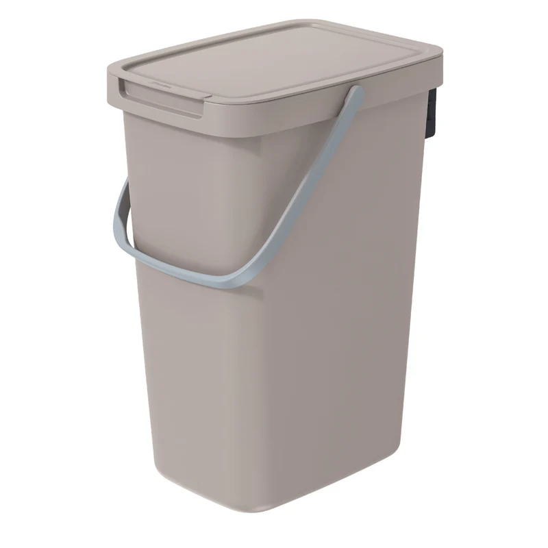 Keden Systema Q Bidone per la raccolta differenziata 12l, colore marrone chiaro