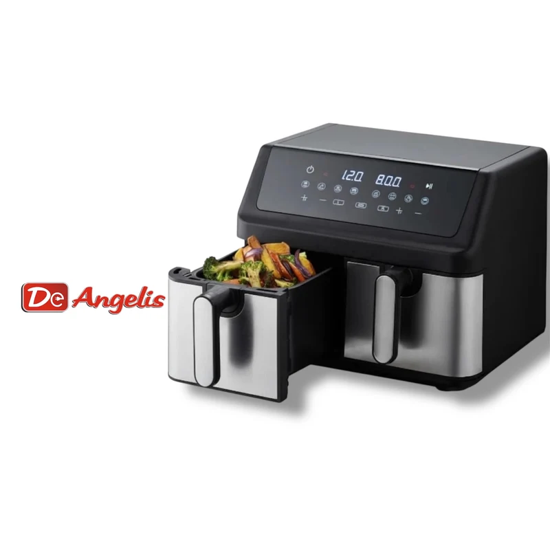 Akai: Friggitrice ad aria 10L doppio cestello
