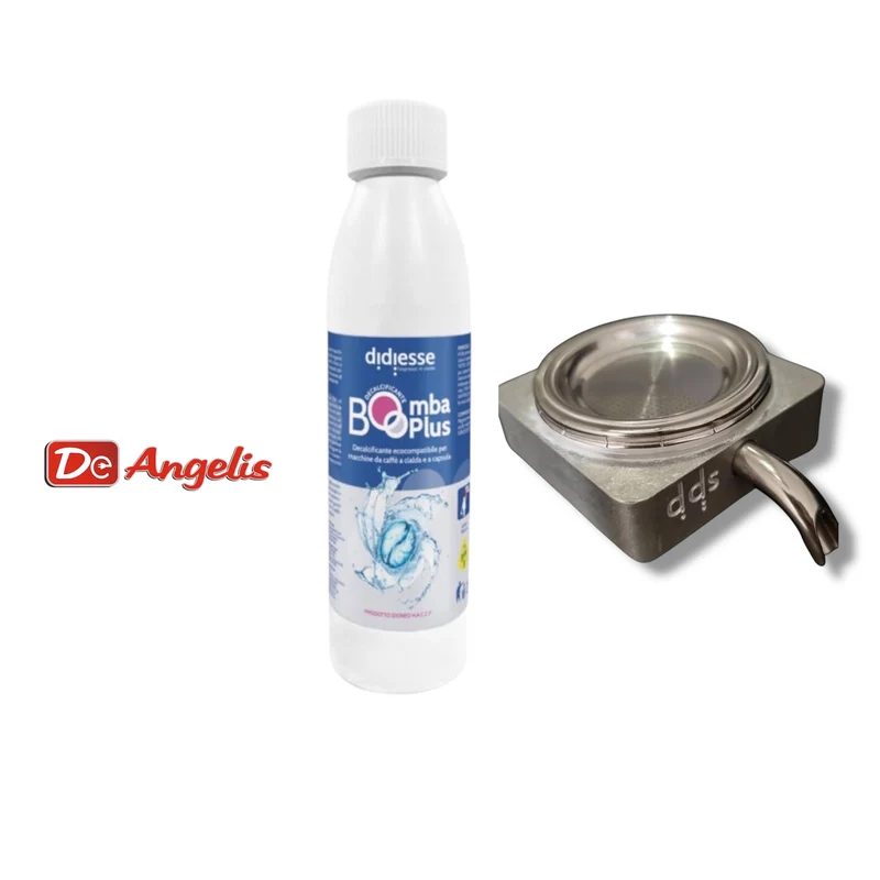 Kit: Decalcificante + portacialda alluminio didiesse