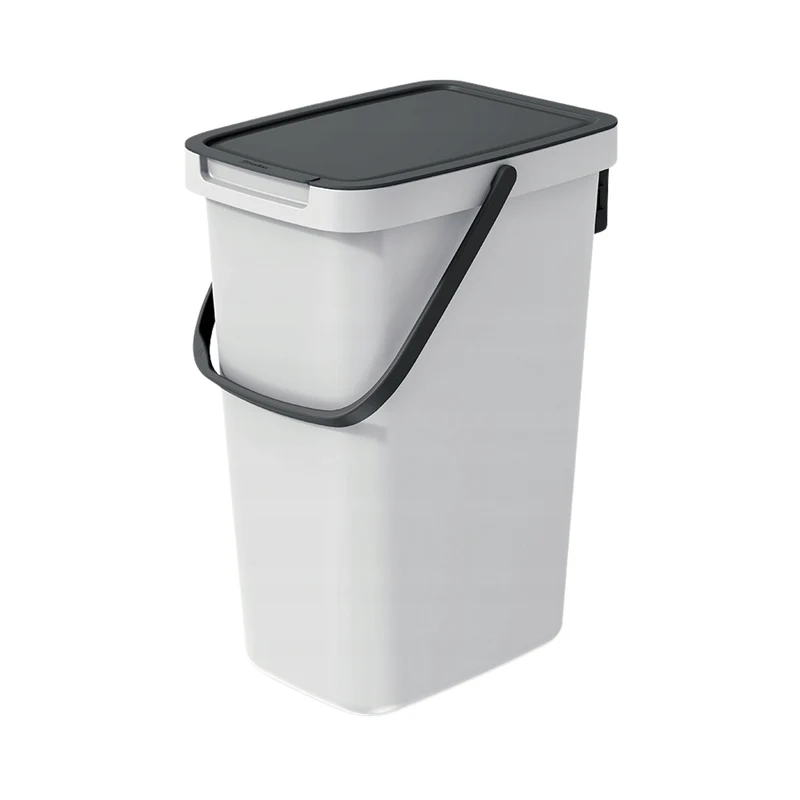 Keden Systema Q Bidone per la raccolta differenziata 12l. colore cenere
