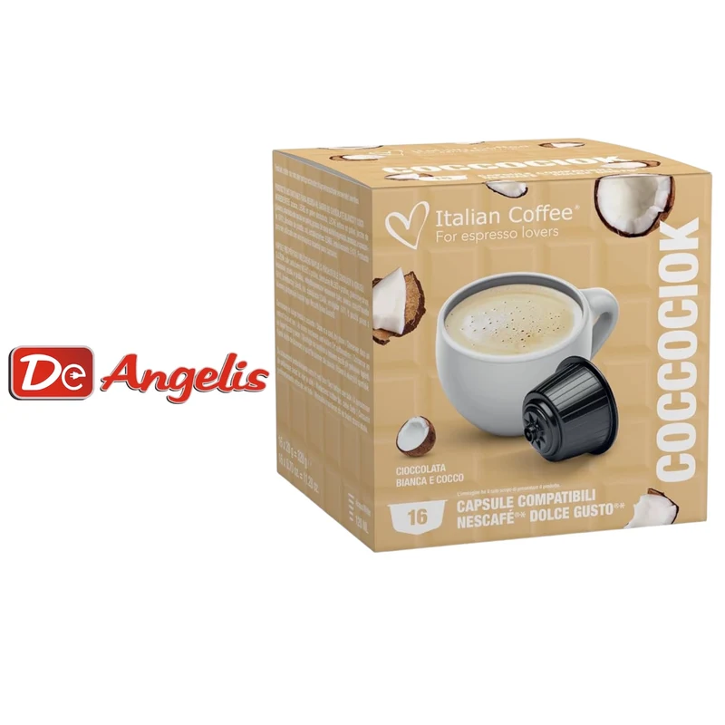 ItalianCoffee: capsule cioccolata bianca&cocco