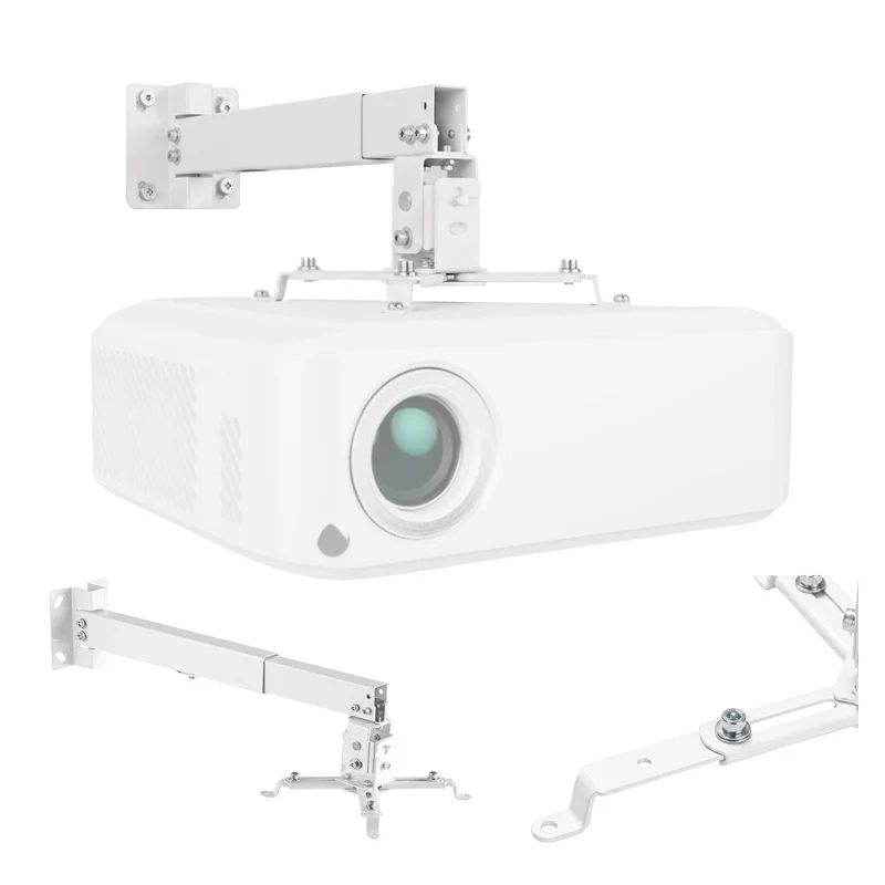 Supporto/gancio universale per proiettore Maclean, bianco, fino a 20 kg, MC-206 W