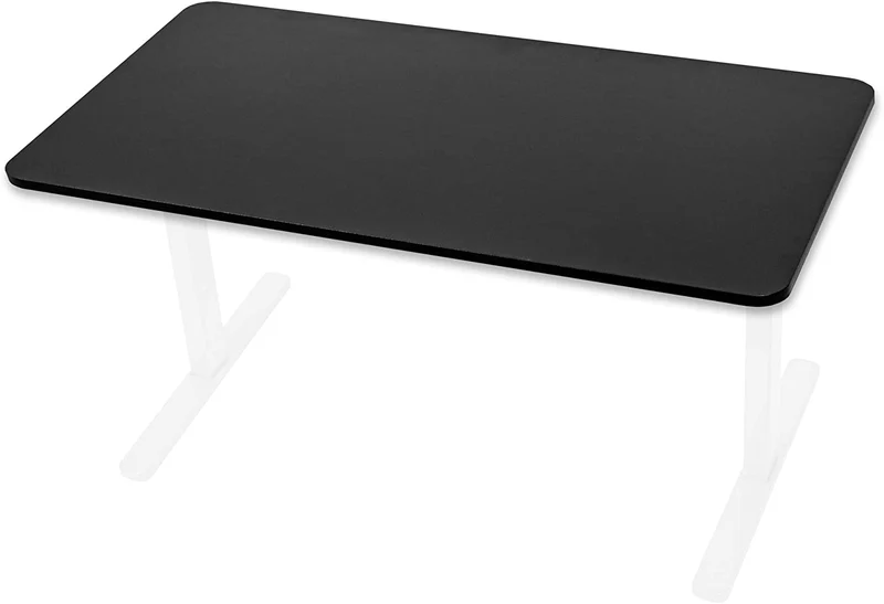 Duronic TT187 BK Piano scrivania  Ripiano scrivania 180 cm x 70 cm - Compatibile con telai da scrivania Duronic  Piano di lavoro per ufficio ergonomico  Nero