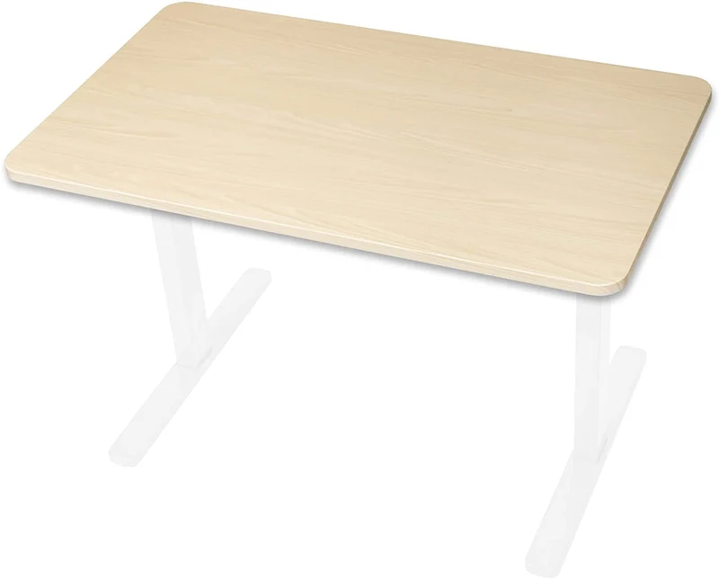 Duronic TT127 NL Piano scrivania  Ripiano scrivania 120 cm x 70 cm - Compatibile con telai da scrivania Duronic  Piano di lavoro per ufficio ergonomico  Naturale