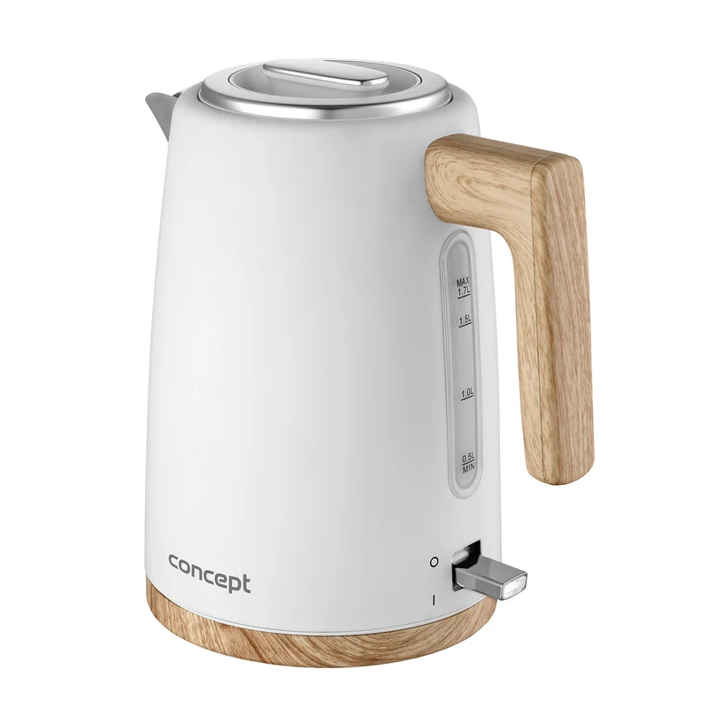 Bollitore elettrico Concept, 2200W, 1,7l, bianco, RK3315