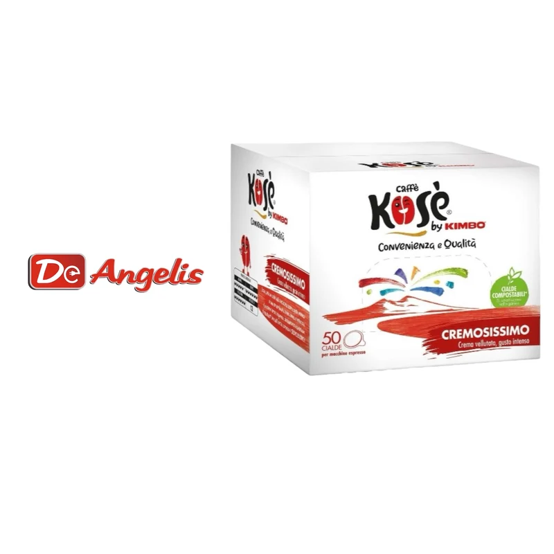 Kose’ by Kimbo: cremosissimo 50 cialde