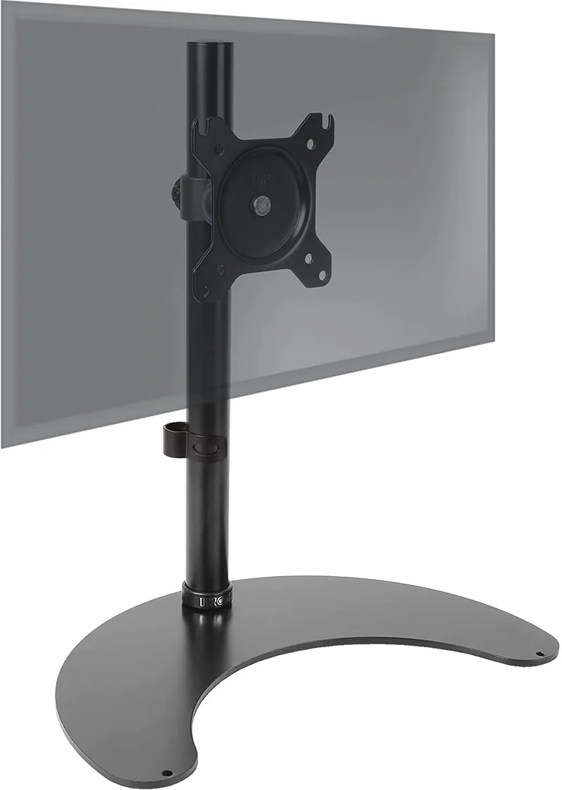 Duronic DM15D1 Supporto monitor singolo | Supporto Monitor da tavolo | Schermo LCD LED da 13-32 | Altezza regolabile | Capacità 8 kg