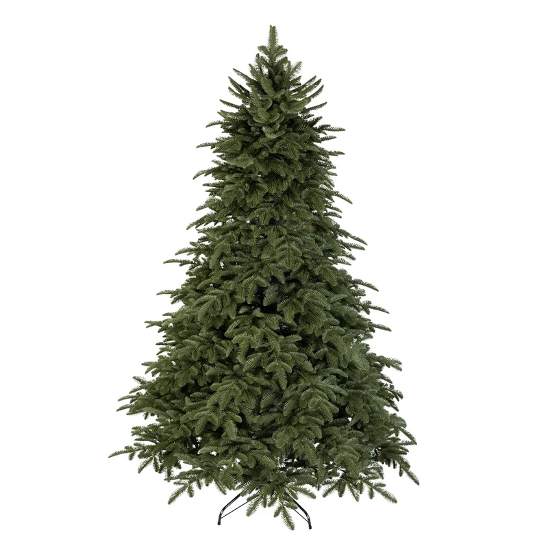 Albero di Natale artificiale Abate Snaptree Nordmann, rami in polietilene (PE) di alta qualità - rami in TRE lunghezze (250 cm)