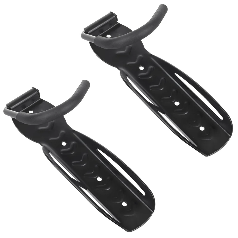 2x Supporto a parete per bicicletta Maclean, verticale, acciaio, carico massimo 30 kg, MC-432