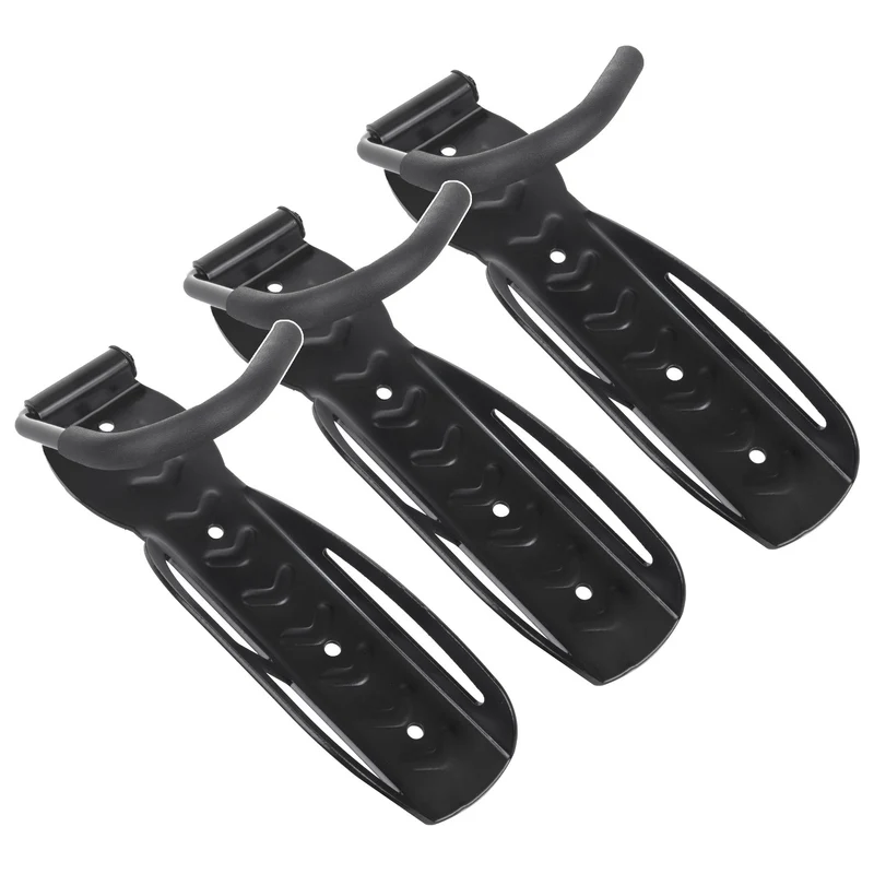 Supporto / gancio da parete per biciclette Maclean, verticale, acciaio, carico massimo 30 kg, MC-432, 3 pezzi