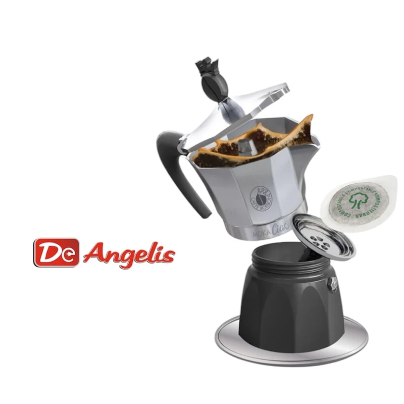 Moka Ciao: per fornello ad induzione e per fornelli a gas